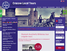 Tablet Screenshot of cracowlocaltours.pl